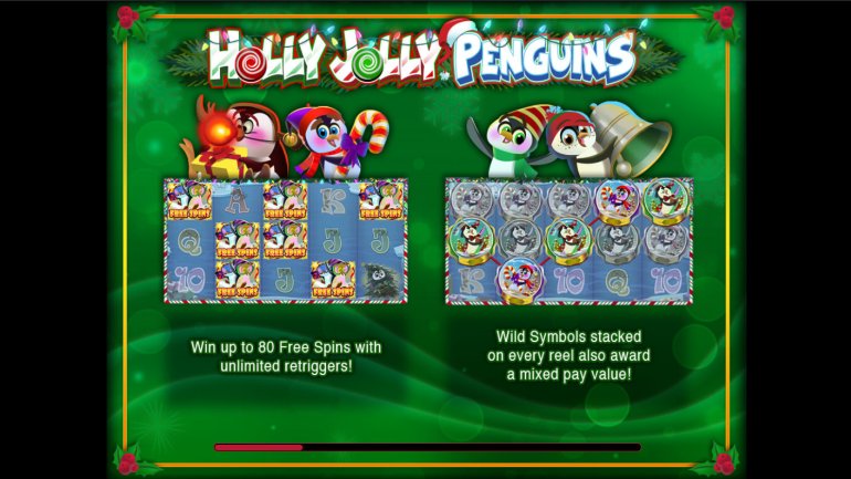 Máquina tragaperras Holly Jolly Penguins 